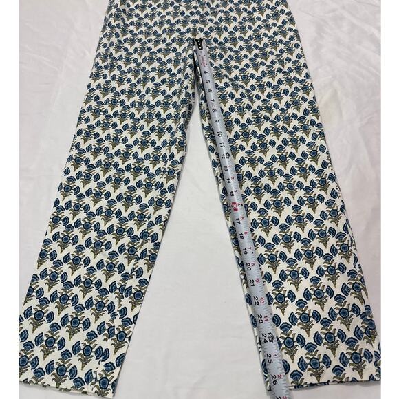 NWT Boden Womens 8 Regular Floral Pull on Pants Spring Office Contemporary - Picture 6 of 8